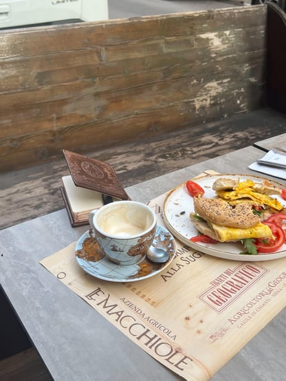 Lunch time in Florence, Italy