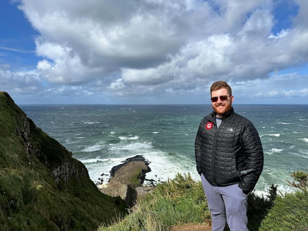 Colin at Giant’s Causeway in Northern Ireland