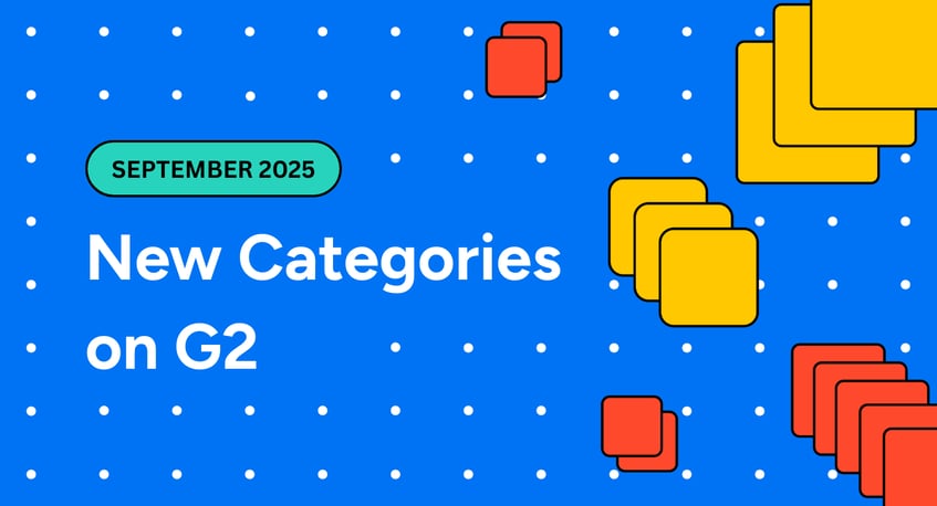 New Categories Introduced to G2 in September 2025