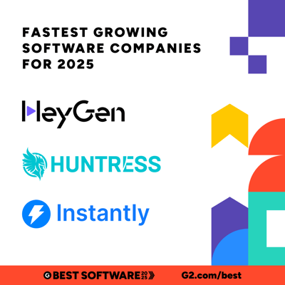 g2 fastest growing software companies 2025