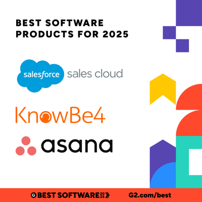 g2 best software products for 2025