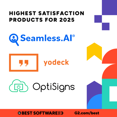 g2 highest satisfaction products 2025