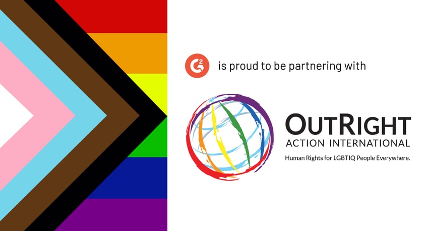 G2 Gives Celebrates Pride With OutRight Action International