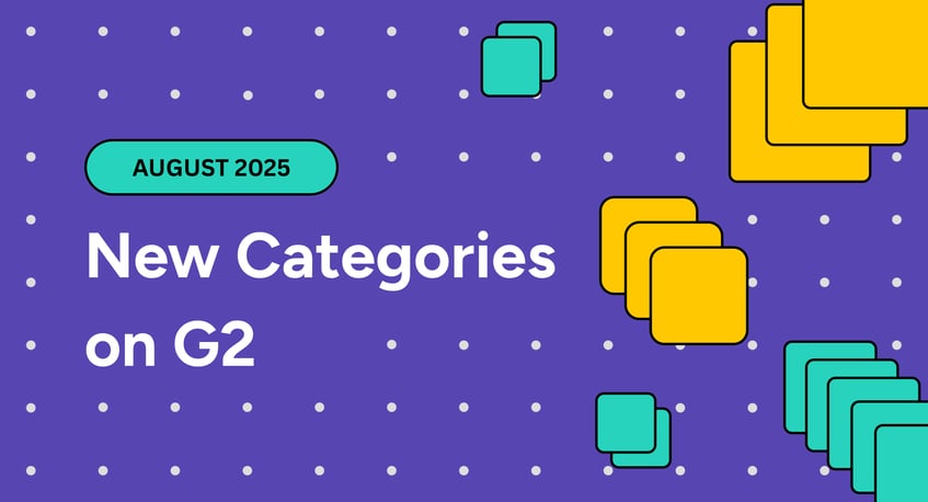 New Categories Introduced to G2 in August 2025