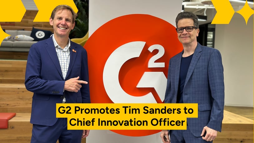 G2 Appoints Tim Sanders as Chief Innovation Officer, Deepening Commitment to Customer-Led Transformation