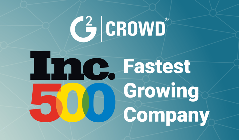 G2 Crowd Ranked No. 179 Fastest-Growing U.S. Company