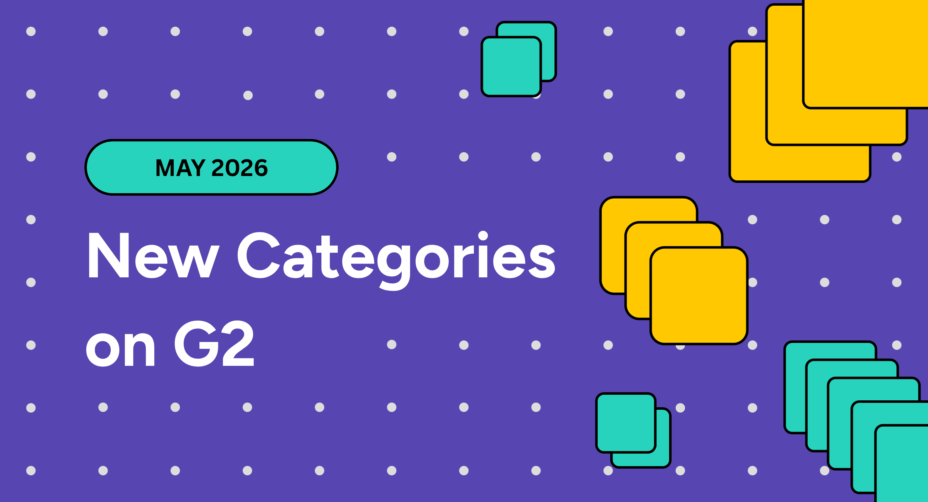 may 2026 new categories