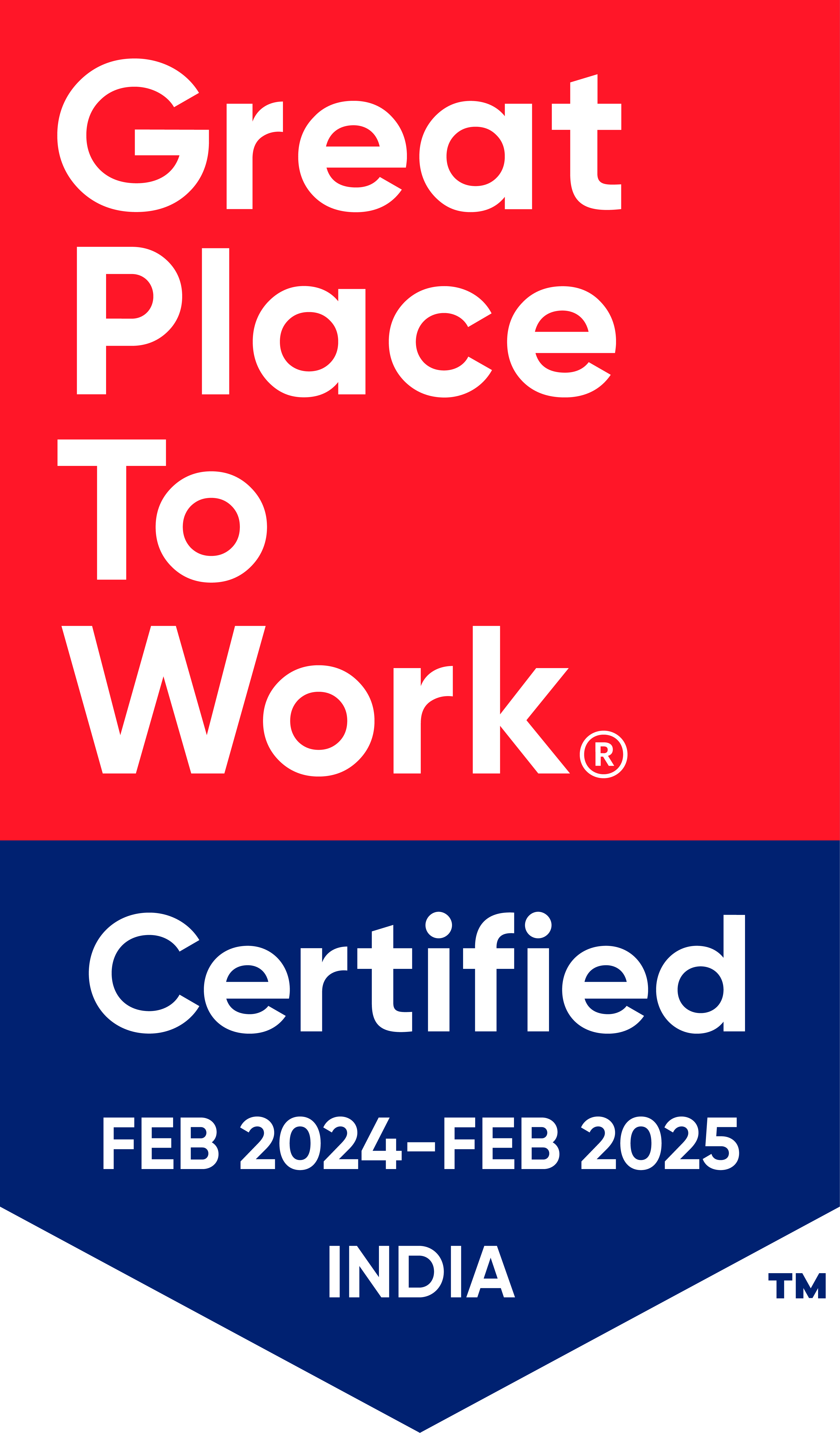 Builtin Great Places to Work India logo